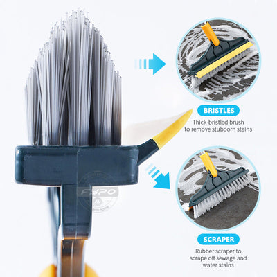 2 in 1 Strong Cleaning Floor Brush With Long Handle