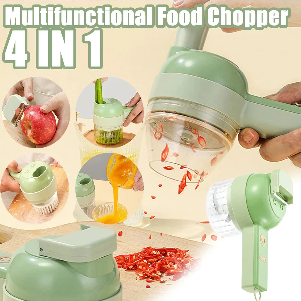 MULTIFUNCTIONAL RECHARGEABLE HANDHELD ELECTRIC VEGETABLE CUTTER