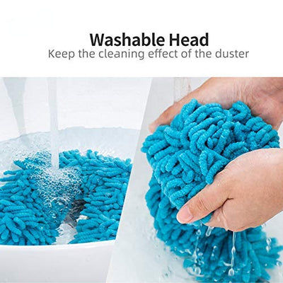 Flexible Microfiber Cleaning Duster With Extendable Rod-Ceiling Fan Duster