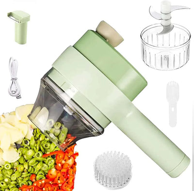 MULTIFUNCTIONAL RECHARGEABLE HANDHELD ELECTRIC VEGETABLE CUTTER