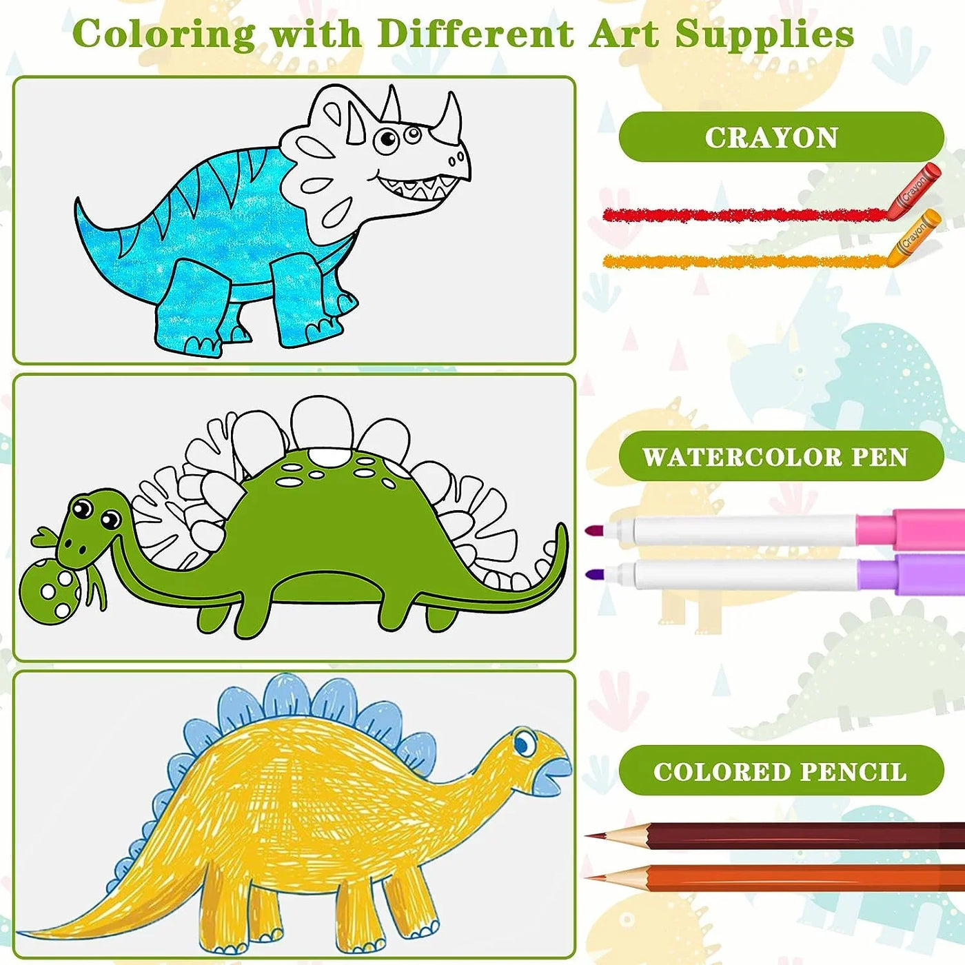 Children's Coloring Drawing Roll Sticker