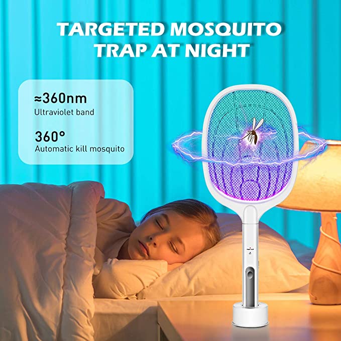 2 in 1 Rechargeable Mosquito Racket