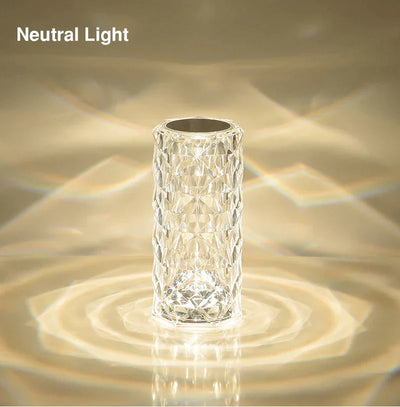 Crystal Diamond Lamp | Rechargeable