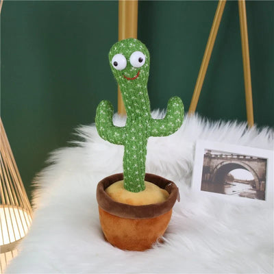 Rechargeable Dancing Cactus Toy -Singing Talking & Recording Learning Toy For Kids