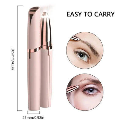 Rechargeable Finishing Touch Painless Eyebrow Hair Remover Machine