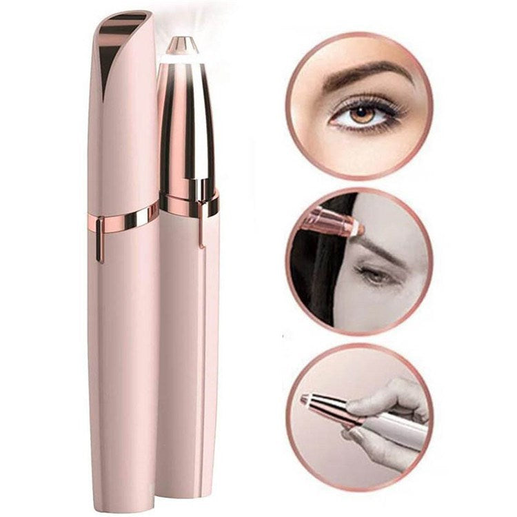 Rechargeable Finishing Touch Painless Eyebrow Hair Remover Machine