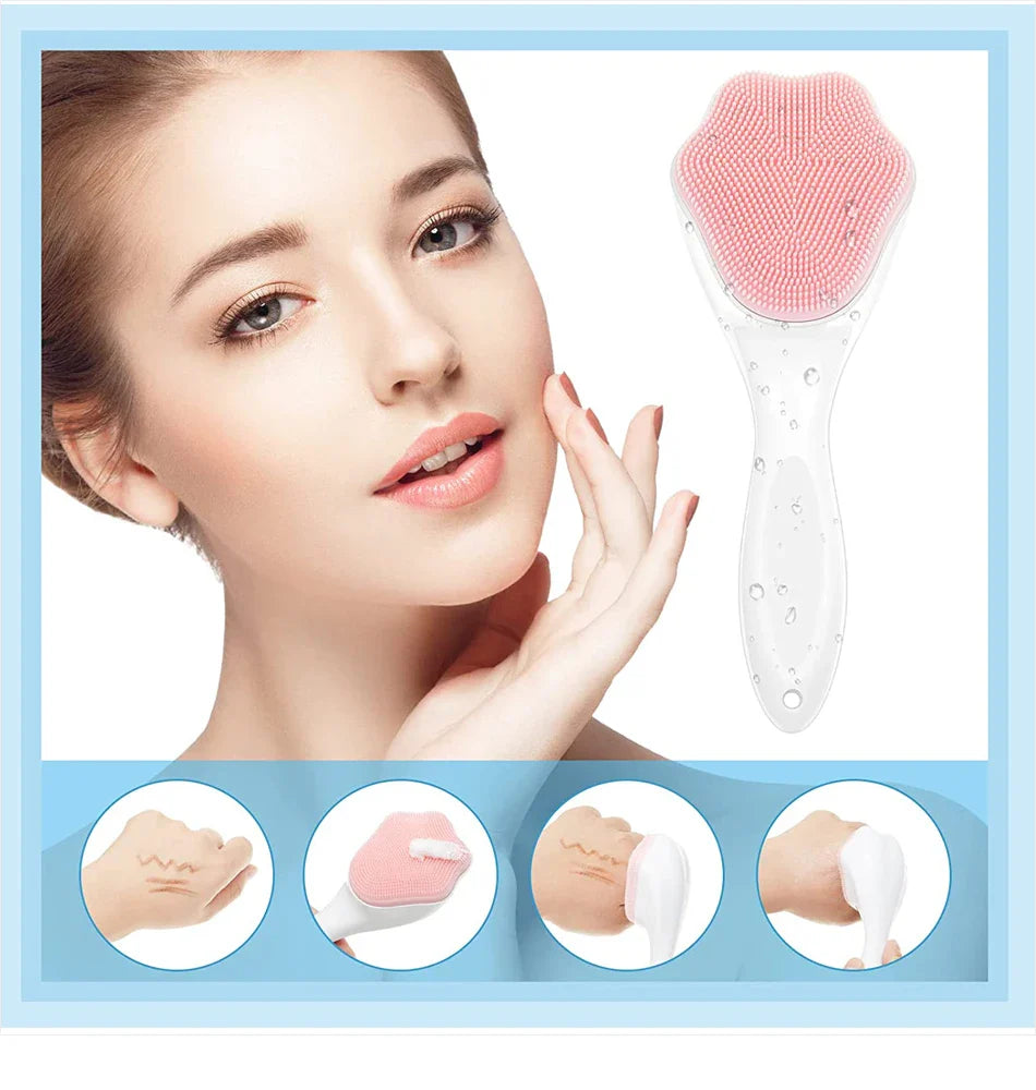 Silicon Face Scrubber Cleaning Brush